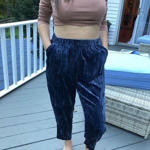 Comfortable velvet pants